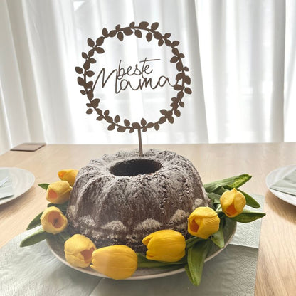 Caketopper "Beste Mama" zum Muttertag