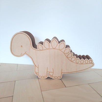 Spardose Kind personalisiert, Spardose Dino Holz