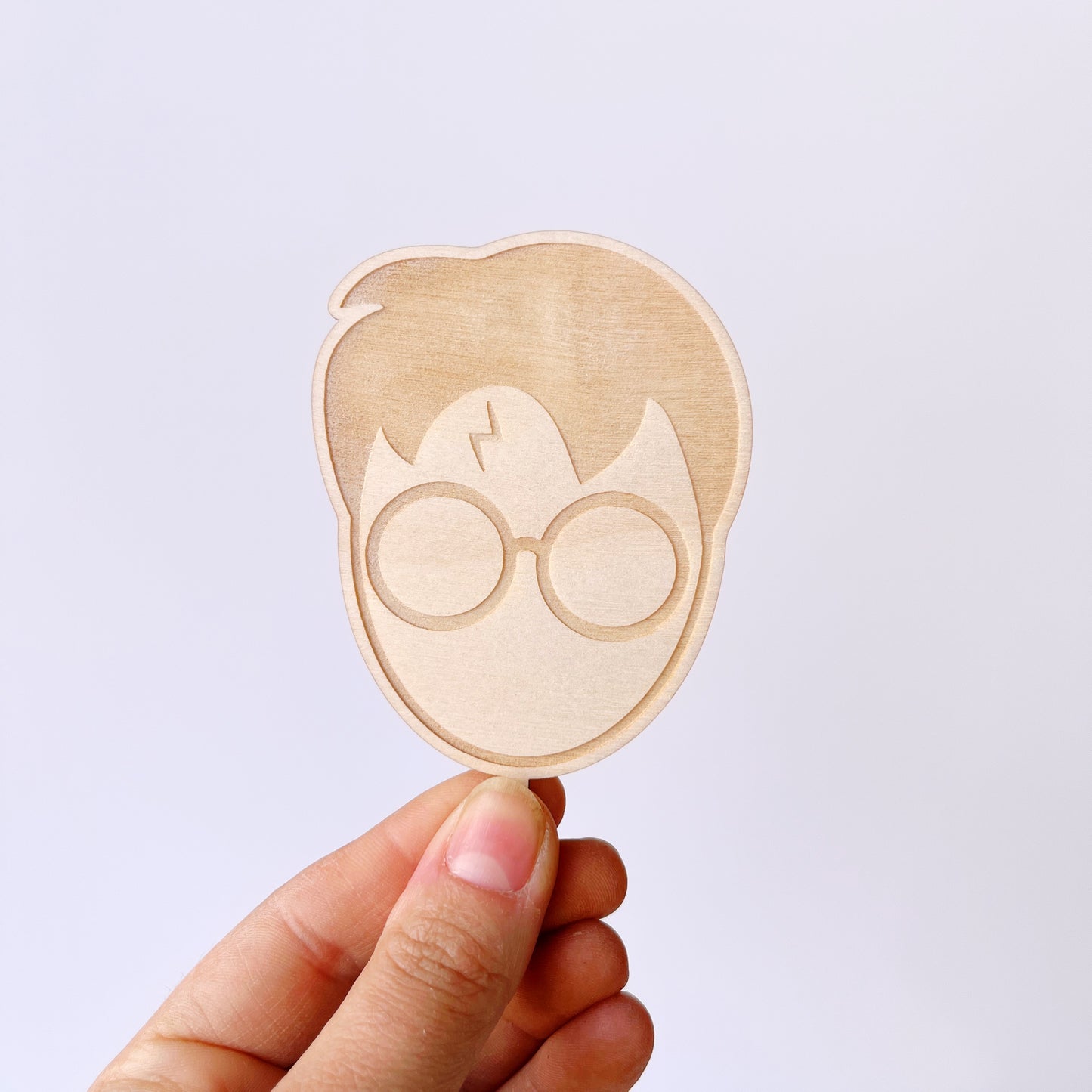 Motivstecker Harry Potter inspired Holz graviert