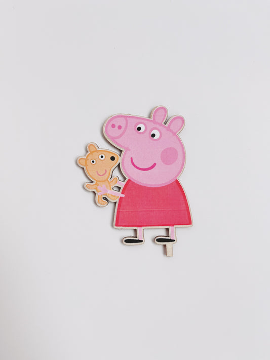 Motivstecker Peppa Wutz inspired farbig