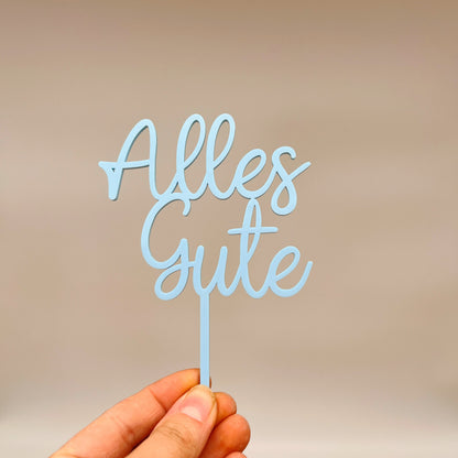 Motivstecker "Alles Gute" in Acryl