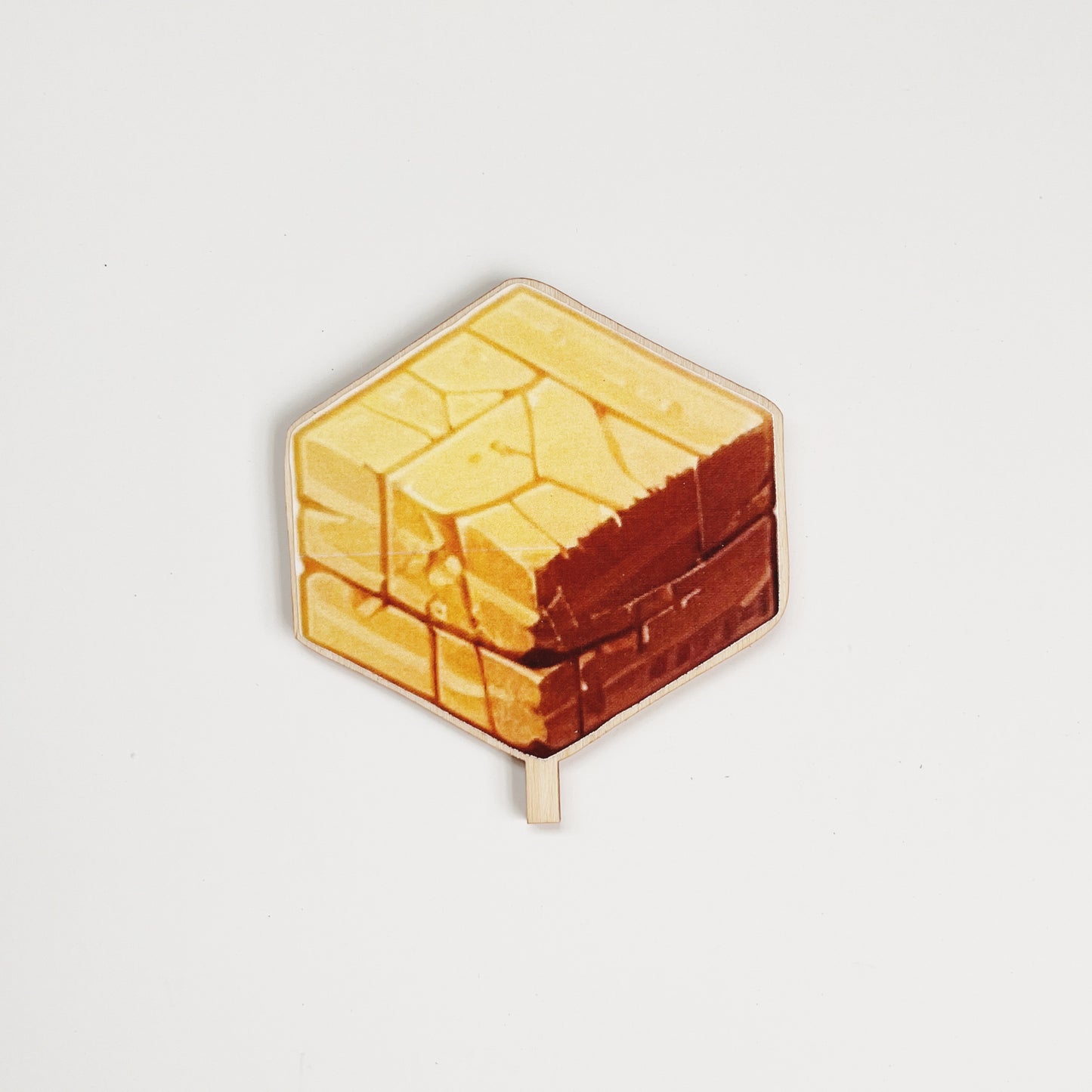 Minecraft inspired Motivstecker Rohstoff / Material Gold