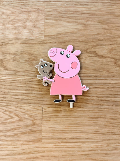 Motivstecker Peppa Wutz aus Acryl